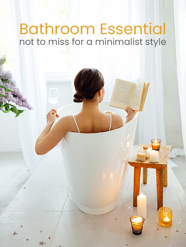 Bathroom Essential not to miss for a minimalist style