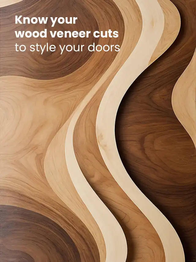 Know your wood veneer cuts to style your doors